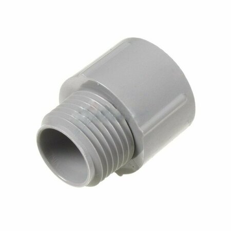 AMERICAN IMAGINATIONS 2-in. Plastic Adapter Modern Terminal Adapter Grey AI-36591